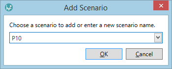 The Add Scenario window